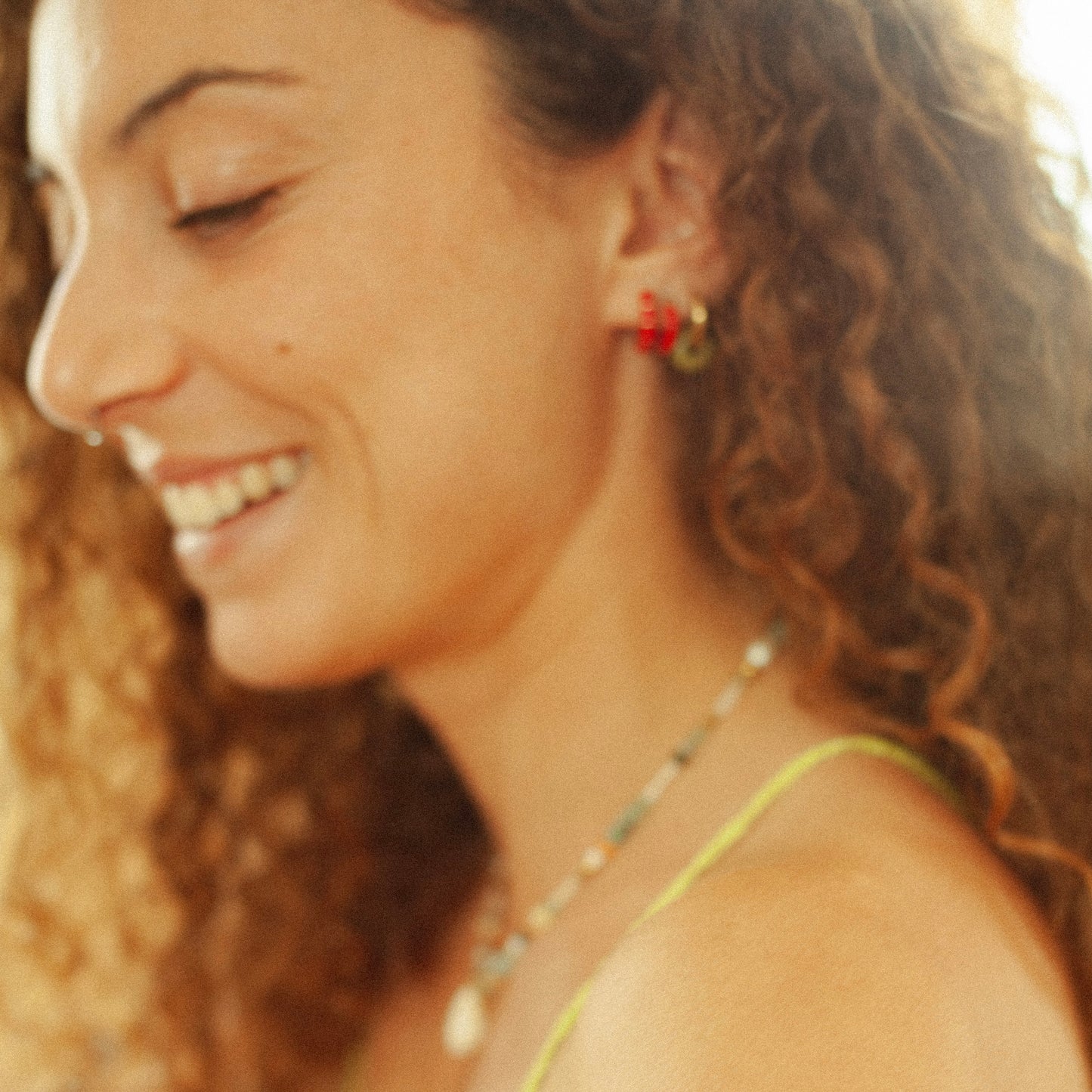 Palm Tree Earring