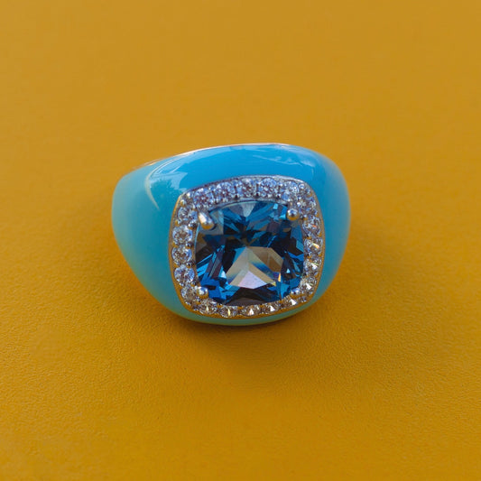 Blue Lover Ring